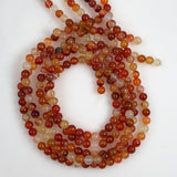 Natural Carnelian Round Beads