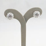 Carolee Rhinestone Button Earrings 