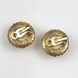 Vintage Carolee Pearl and Gold Earrings Clip On