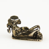 Chac Mool Mexican Statue Sterling Silver Charm