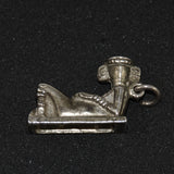 Chac Mool Mexican Statue Sterling Silver Charm