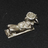 Chac Mool Mexican Statue Sterling Silver Charm