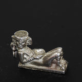 Chac Mool Mexican Statue Sterling Silver Charm