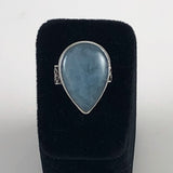 Chalcedony Pear Shape Sterling Ring