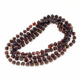 Cherry Amber Bakelite Necklace Faceted Beads Art Deco