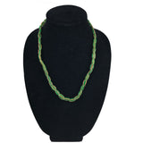 Green striped African Trade Beads