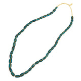 Green striped African Trade Beads