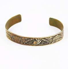 Chicago World's Fair 1933 Copper Bracelet