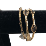 Chico's Gold Topaz Bracelets Triple Set