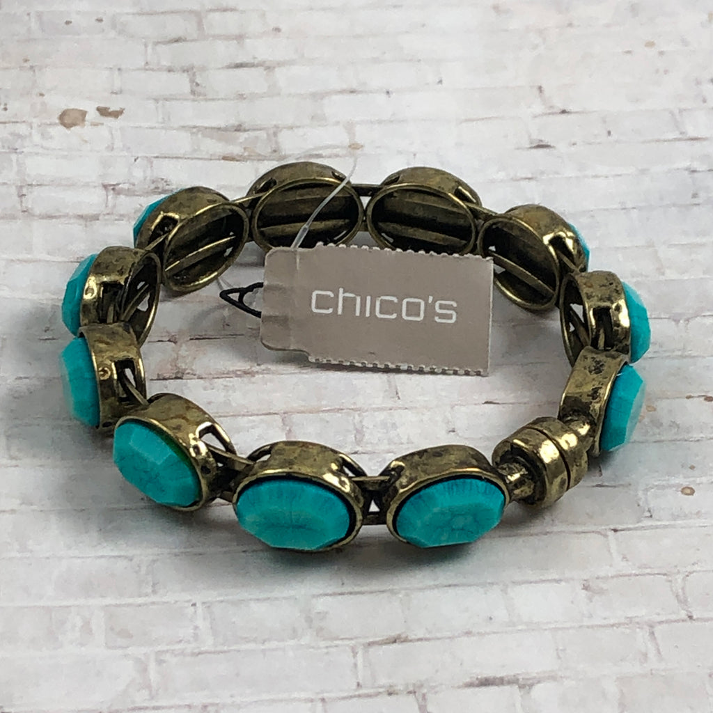 Chico's Turquoise Magnetic Lindy Bracelet NWT