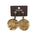 Chico's Bronze Keaton Earrings NWT