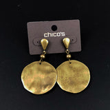 Chico's Bronze Keaton Earrings NWT
