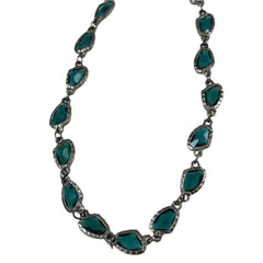 Chico's Athena Topaz and Green Long Necklaces
