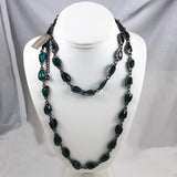 Chico's Green Long Necklace NWT