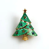 Christmas tree pin vintage