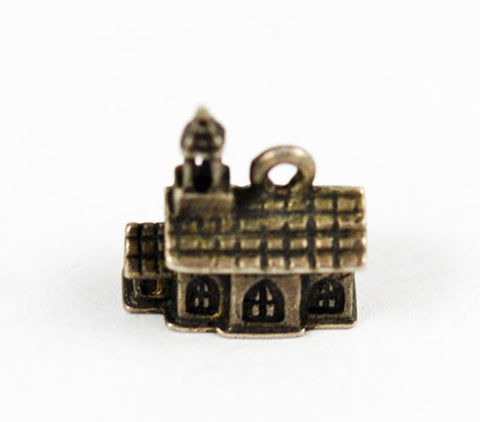 Beau Sterling Silver Church Charm Vintage