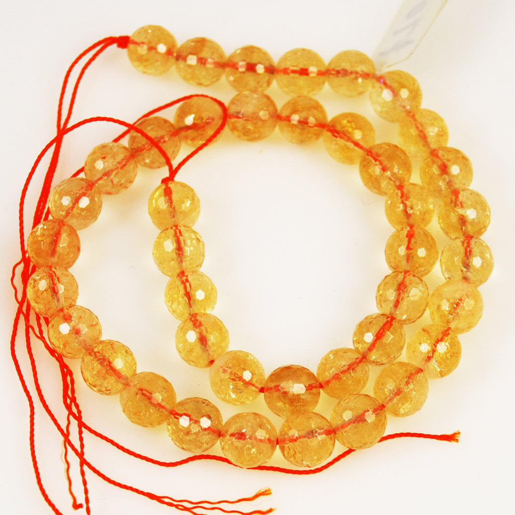 citrine beads 10mm rounds