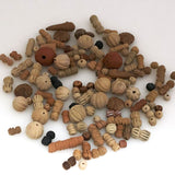 Handmade clay beads vintage