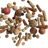 Handmade terracotta beads 