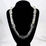 Clear Lucite Necklace Vintage 1970's