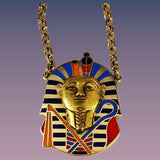 Cloisart Egyptian Revival King Tut Necklace