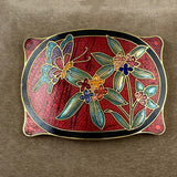 Cloisonne Bolo Clip or Scarf Holder