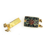 Vintage Chinese Cloisonne Box Clasp