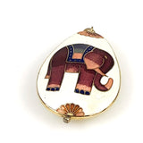 Cloisonne Elephant Pendant 