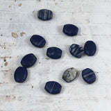 Cobalt Blue Oval Beads 