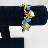Turquoise Charm Bracelet by Cookie Lee