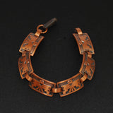 Vintage Copper Thunderbird Native American Bracelet – Estate Beads ...