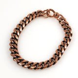 Unisex Copper Curb Bracelet Vintage