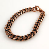 Unisex Copper Curb Bracelet Vintage