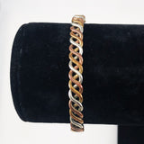 vintage braided copper bracelet 