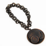 Mid-Century Copper Coin Bracelet Germany