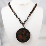 Mid-Century Copper Coin Necklace Germany