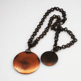 Copper Coin Pendant Necklace & Bracelet Germany