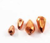 Copper Tear Drop Beads 14 x 8mm in two sizes