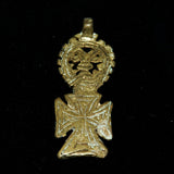 Ethiopian Coptic Brass Cross Vintage