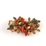 Antique coral brooch