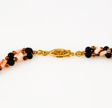 Back of Gold Vermeil Clasp on coral necklace