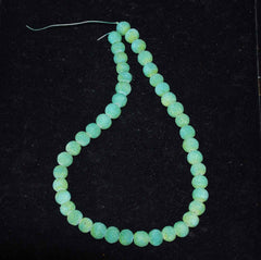 Blue-Green Sponge Coral Strands 10-12mm