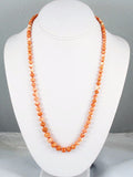 Antique Victorian Salmon Pink Coral Necklace