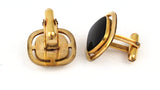 La Mode Black Onyx Cuff Links