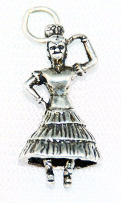 Sterling Silver Spanish Dancer Charm