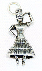 Sterling Silver Spanish Dancer Charm
