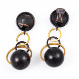 Dannah Gripoix Industrial Clip on Earrings 