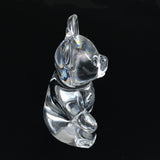 Daum Crystal Teddy Bear Figurine France