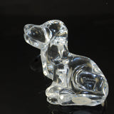 Daum Basset Hound Crystal Figurine