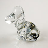 Daum Basset Hound Crystal Figurine